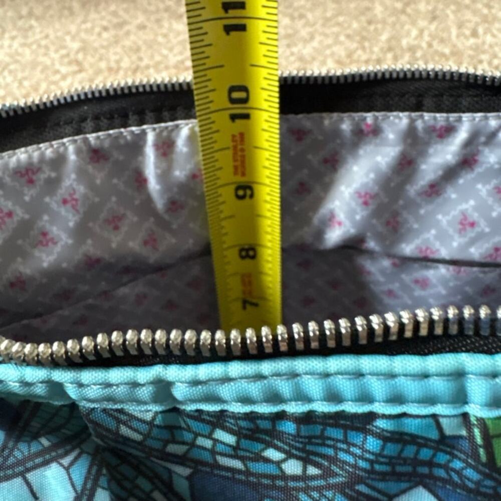 Beach by CLC Water Resistant Handbag NWT Blue Green Palm Psalm 16:11 - Picture 8 of 11